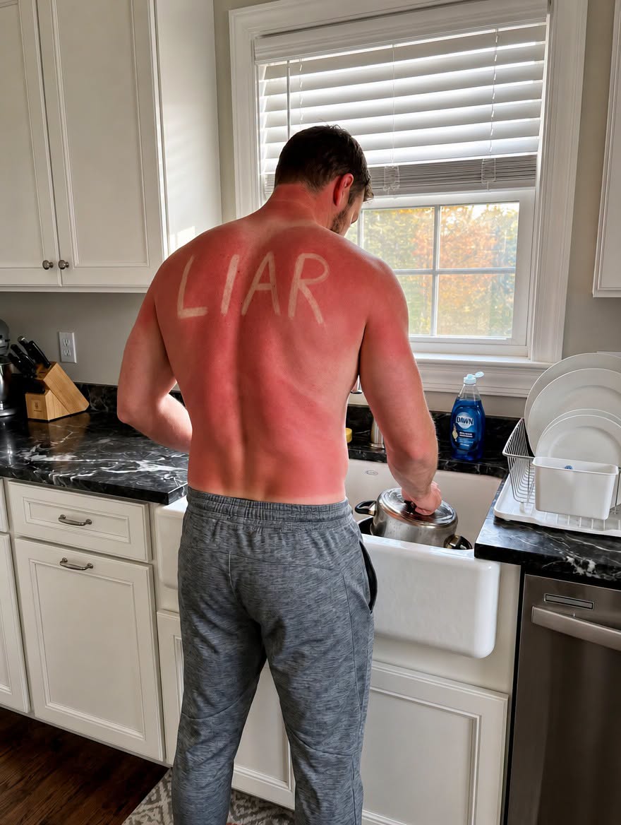 My Husband Came Home from a ‘Business Trip’ with ‘CHEATER!’ Sunburned Across His Back – I Used It to My Advantage!