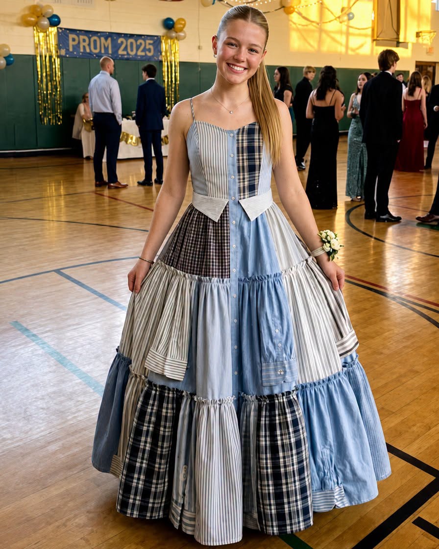 Prom Night in His Honor: How My Dad’s Work Shirts Silenced the Room