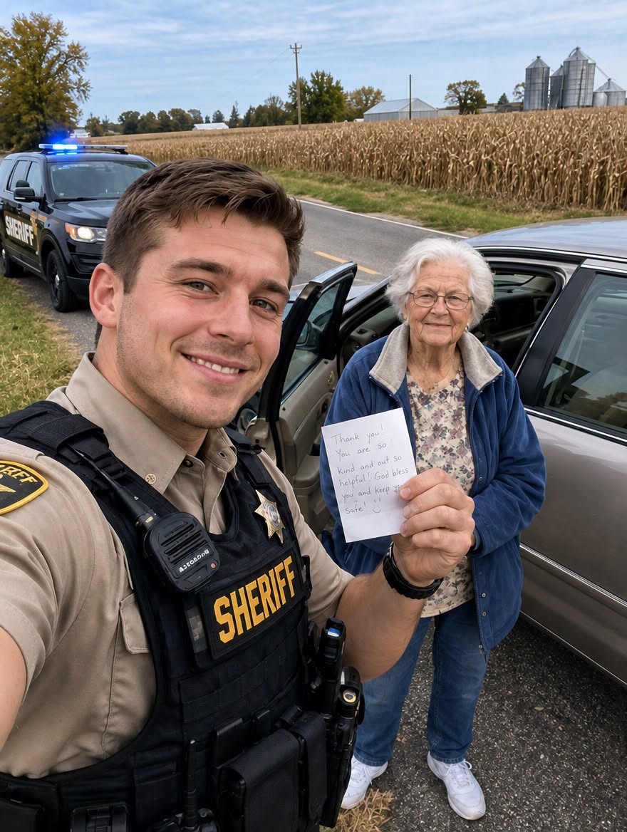 A Deputy Humiliated My 71-Year-Old Mother During a Roadside Stop in the Summer Heat—Then She Asked Him to Say Her Name Over the Radio, and His Confidence Suddenly Disappeared