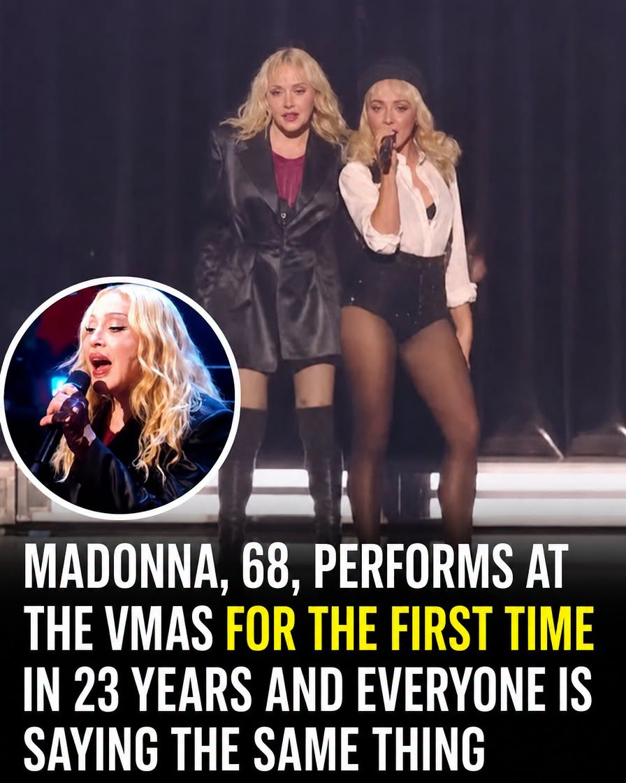 Madonna, 68, performs at the VMAs for the first time in 23 years and everyone is saying the same thing
