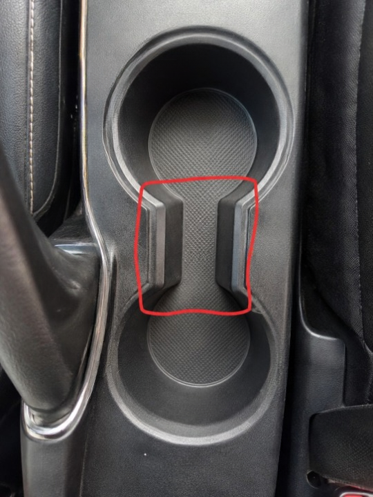What Is the Weird Gap Between Car Cup Holders For?