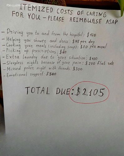 How My Husband’s “Care Invoice” After Surgery Changed the Way I Saw My Marriage