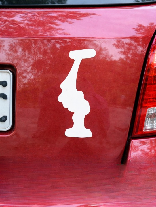 Why Drivers Display This Upside-Down Sticker on Their Cars